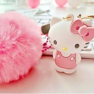 Hello Kitty Fluffy Key Chain